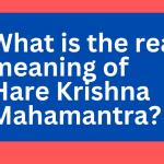 What is Bunny Krishna Mahamantra. What is the genuine significance of Rabbit Krishna Mahamantra?